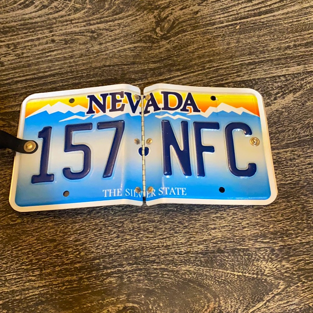 NEVADA License Plate CD Case